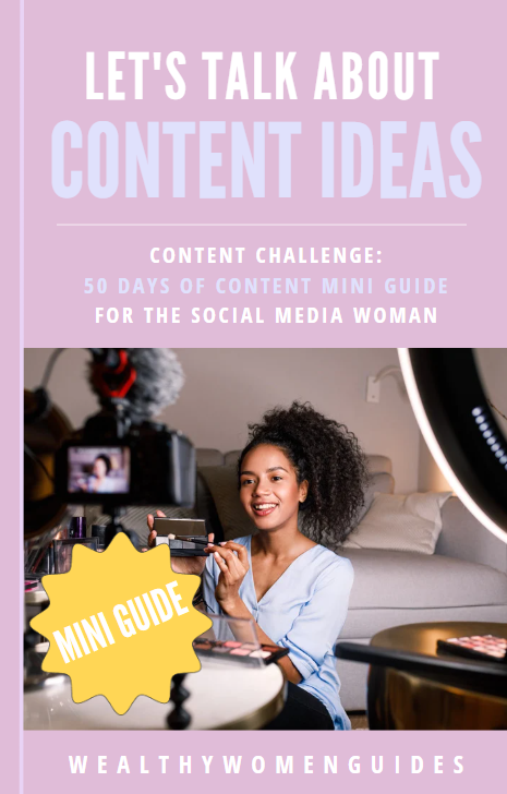 Let's Talk About Content Ideas Mini Guide