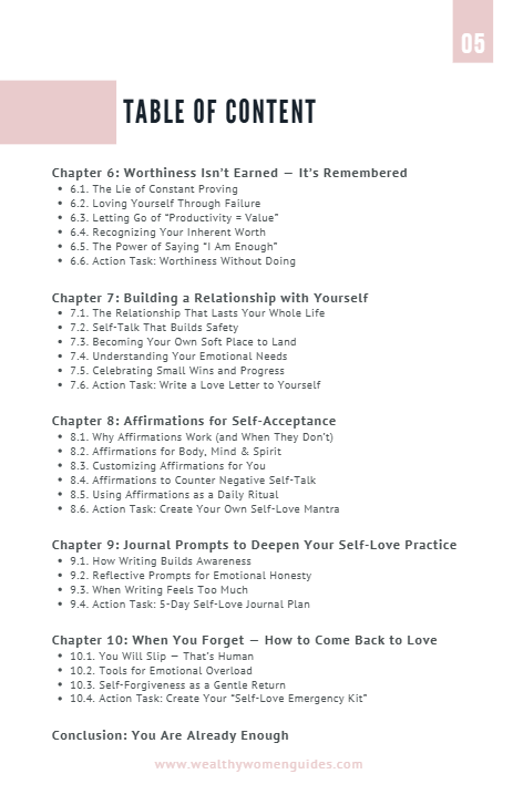 Let's Talk About Self-Love Full Guide
