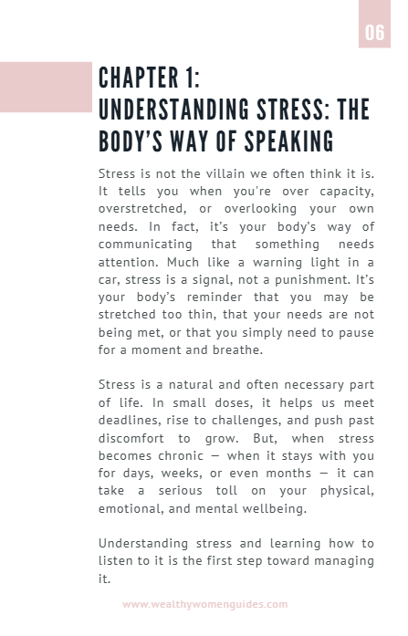 Let's Talk About Stress Full Guide