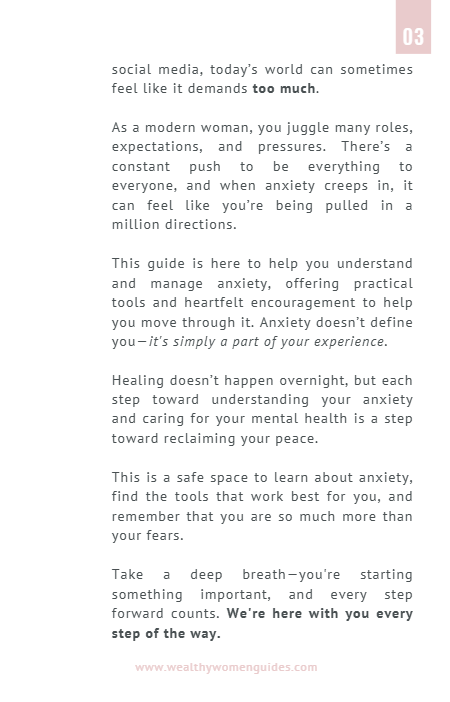 Let's Talk About Anxiety Full Guide