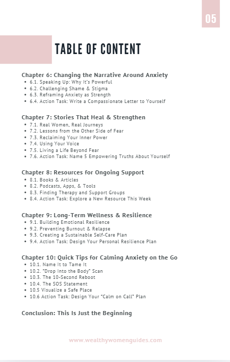 Let's Talk About Anxiety Full Guide