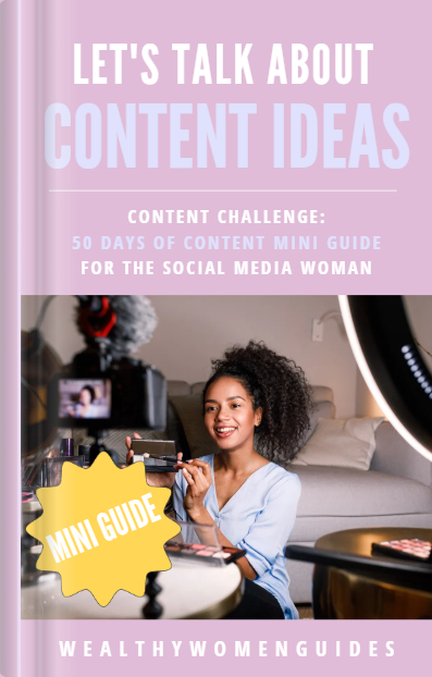 Let's Talk About Content Ideas Mini Guide